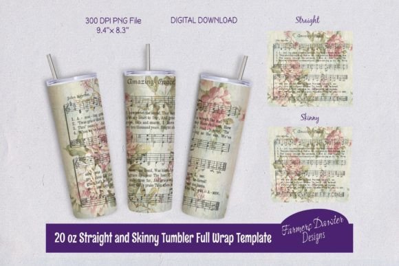 Amazing Grace Lyrics Notes PNG File: A Graphic Design Asset for Print Templates