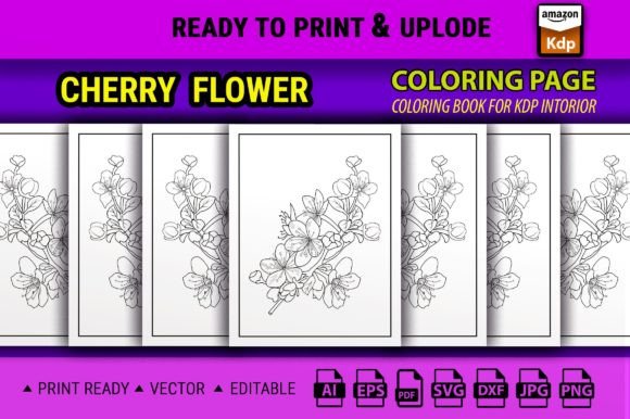 Cherry Flower Graphics for Local Branding