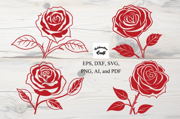 Cricut Rose Flowers SVG Cut File Bundle: A Graphic Designer’s Pick