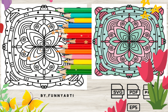 Floral Mandala Graphics for Small Business Branding