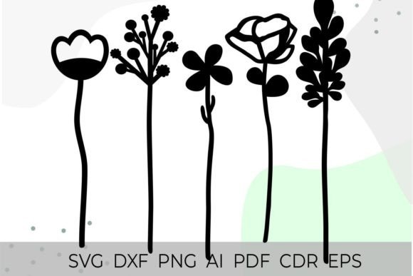 Flowers Svg Bundle for Laser Cutting and Ornaments
