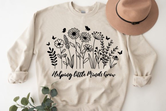 Wildflower Blooms Svg for Real Projects